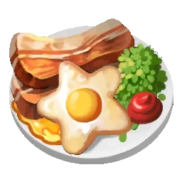 Rushoar Bacon 'n' Eggs - Palworld Food