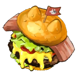 Mozzarina Cheeseburger - Palworld Food